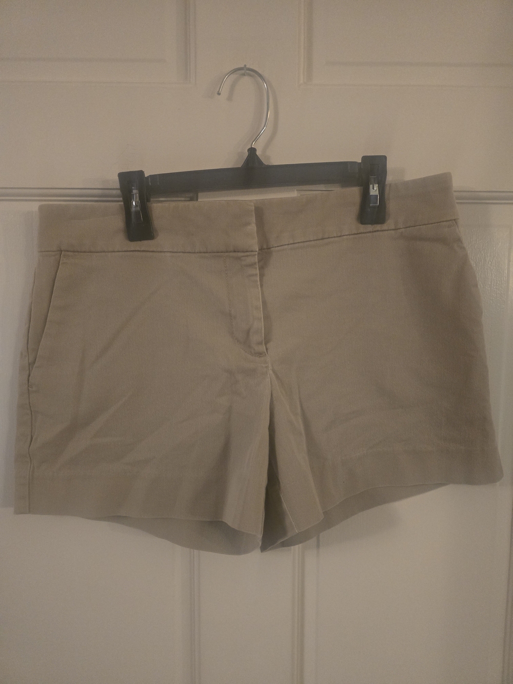 LOFT Khaki Stretch Cotton Bermuda Shorts #316